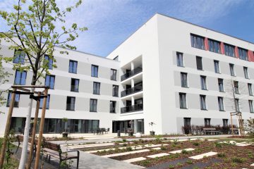 Innenhof des SAH "Seniorenzentrum Eutritzsch"