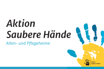 Logo der Aktion Saubere Hände für Alten- und Pflegeheime